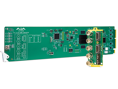 AJA 4K/UltraHD-SDI to 3G-SDI Down-Converter openGear Card - Lemac